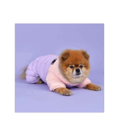 JP1675 Doudoune 4 Pattes Ultralight Rose/Parme Puppia