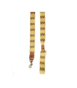 Laisse En Coton Tressé Style Péruvien Jaune Buddys