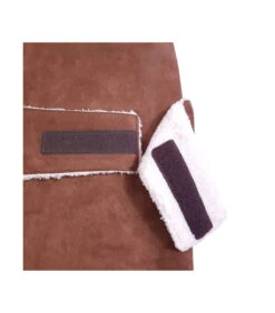 Manteau Fourré Pour Teckel En Suedine Wooden Croci -Animaux Amour Promos Boutique manteau pour teckel en suedine wooden croci 1 2