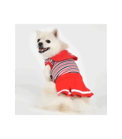 OP1814 Robe Marinière Nautical Rouge Puppia 6 OP1814 Robe Marinière Nautical Rouge Puppia -Animaux Amour Promos Boutique op1814 robe mariniere nautical rouge puppia 2