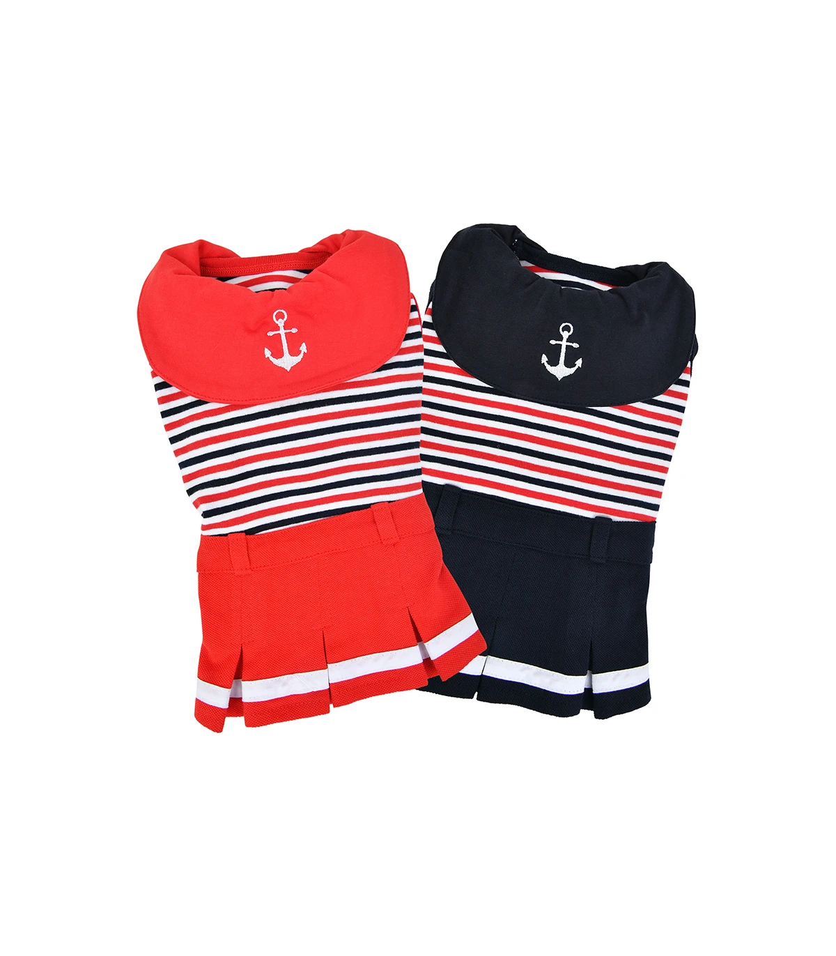 OP1814 Robe Marinière Nautical Rouge Puppia 4 OP1814 Robe Marinière Nautical Rouge Puppia – Image 4