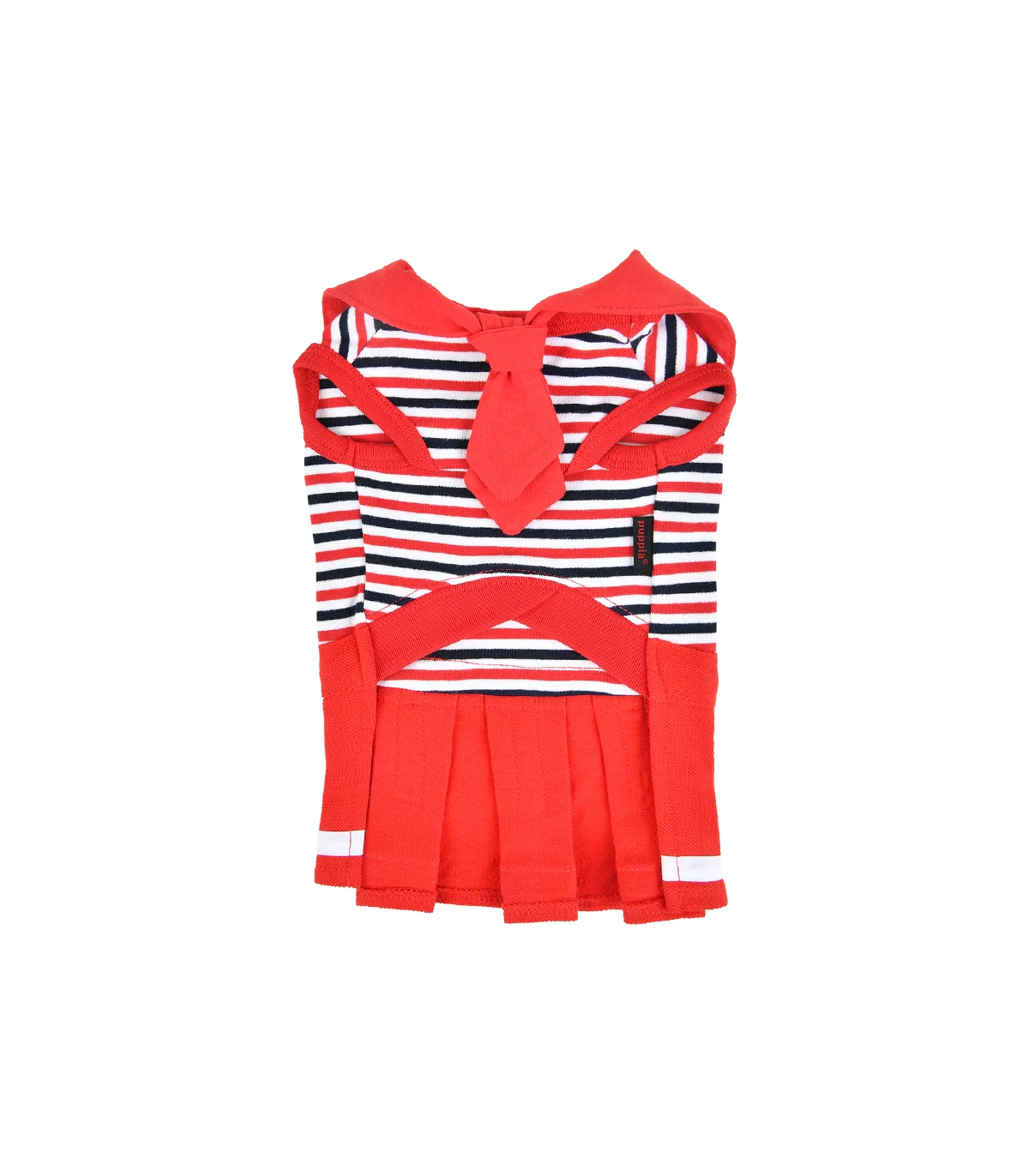 OP1814 Robe Marinière Nautical Rouge Puppia 1 OP1814 Robe Marinière Nautical Rouge Puppia