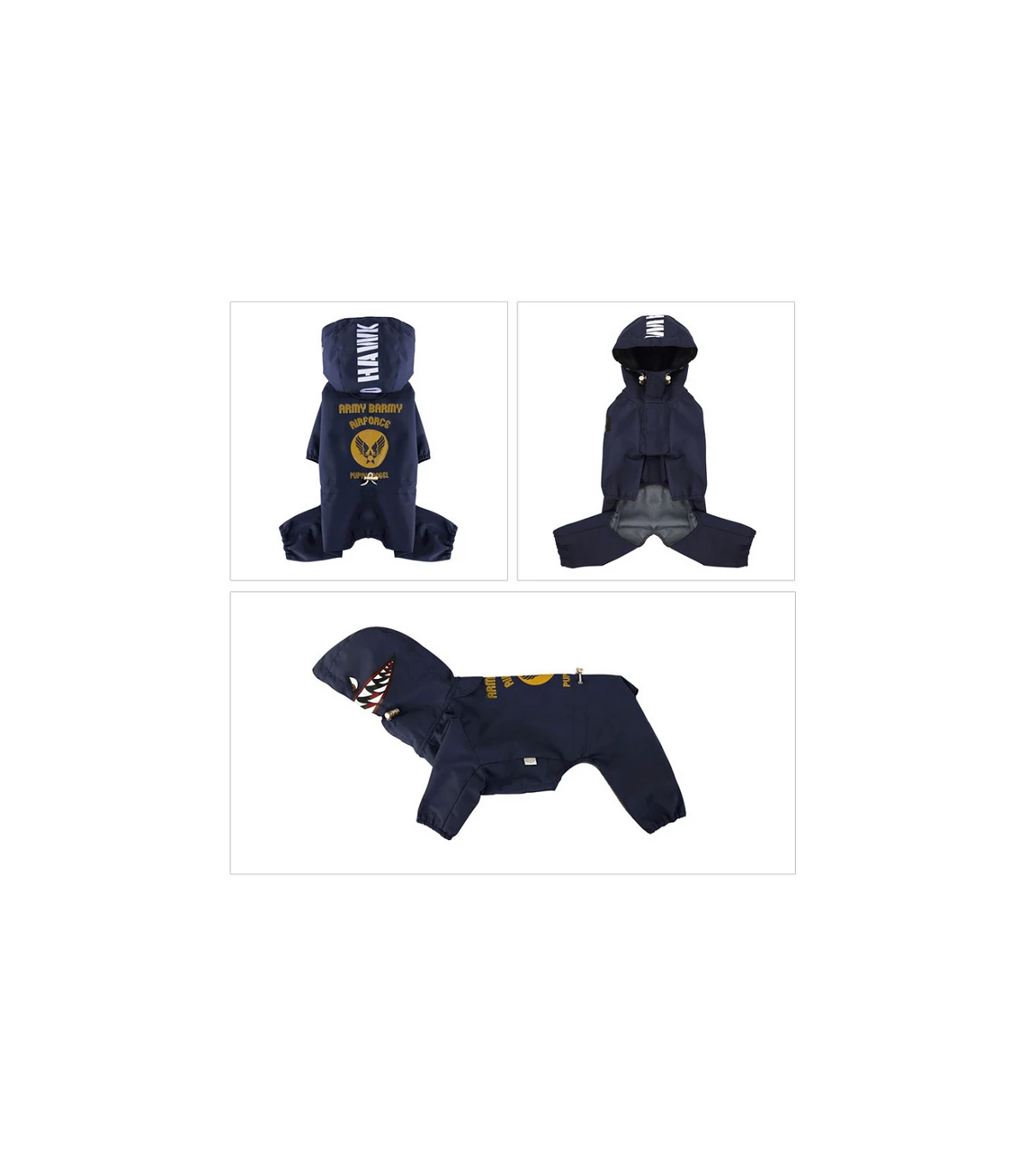 OW402 Imperméable 4 Pattes Magagio Puppy Angel Navy 3 OW402 Imperméable 4 Pattes Magagio Puppy Angel Navy – Image 3