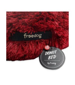 Panier Donut Ultra Moelleux En Fausse Fourrure Red Freedog -Animaux Amour Promos Boutique panier donut ultra moelleux en fausse fourrure red freedog 3