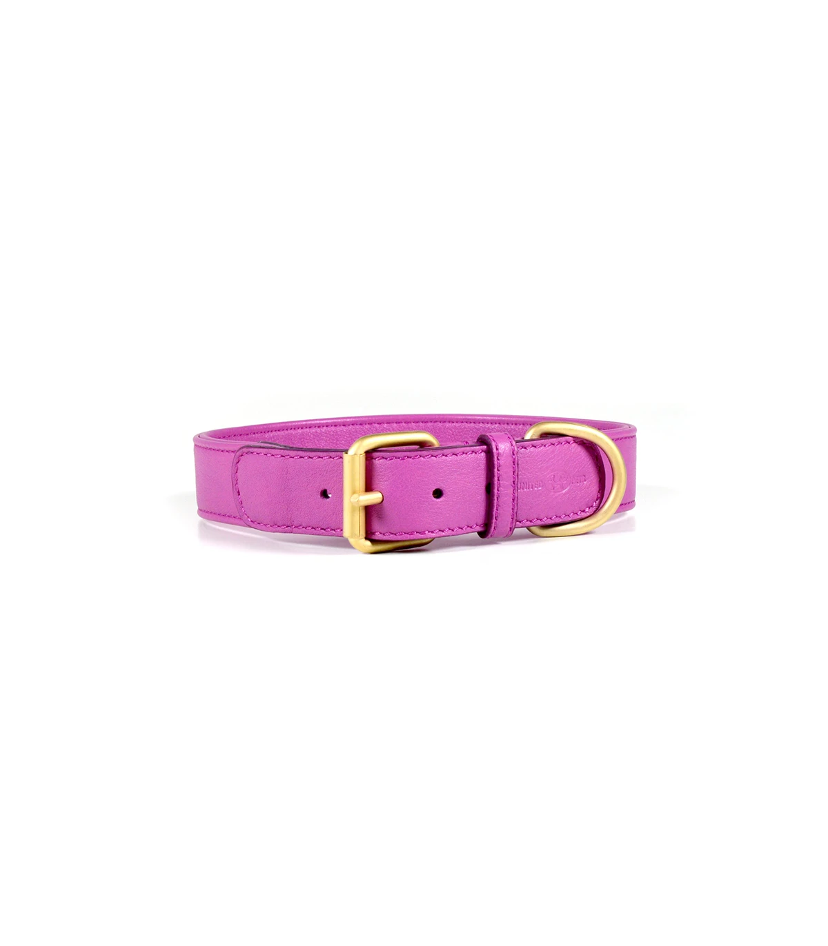 PEMG Mignon Collier Cuir Fuchia Uni United Pets 1 PEMG Mignon Collier Cuir Fuchia Uni United Pets