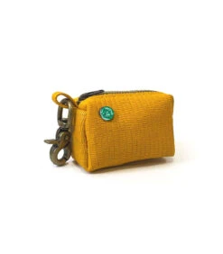 Animaux Amour Promos Boutique -Animaux Amour Promos Boutique porte sachet ramasse crotte en cuir jaune facon lezard bibi dwam 1