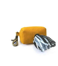 Animaux Amour Promos Boutique 24 Porte Sachet Ramasse Crotte En Cuir Jaune Façon Lézard Bibi Dwam