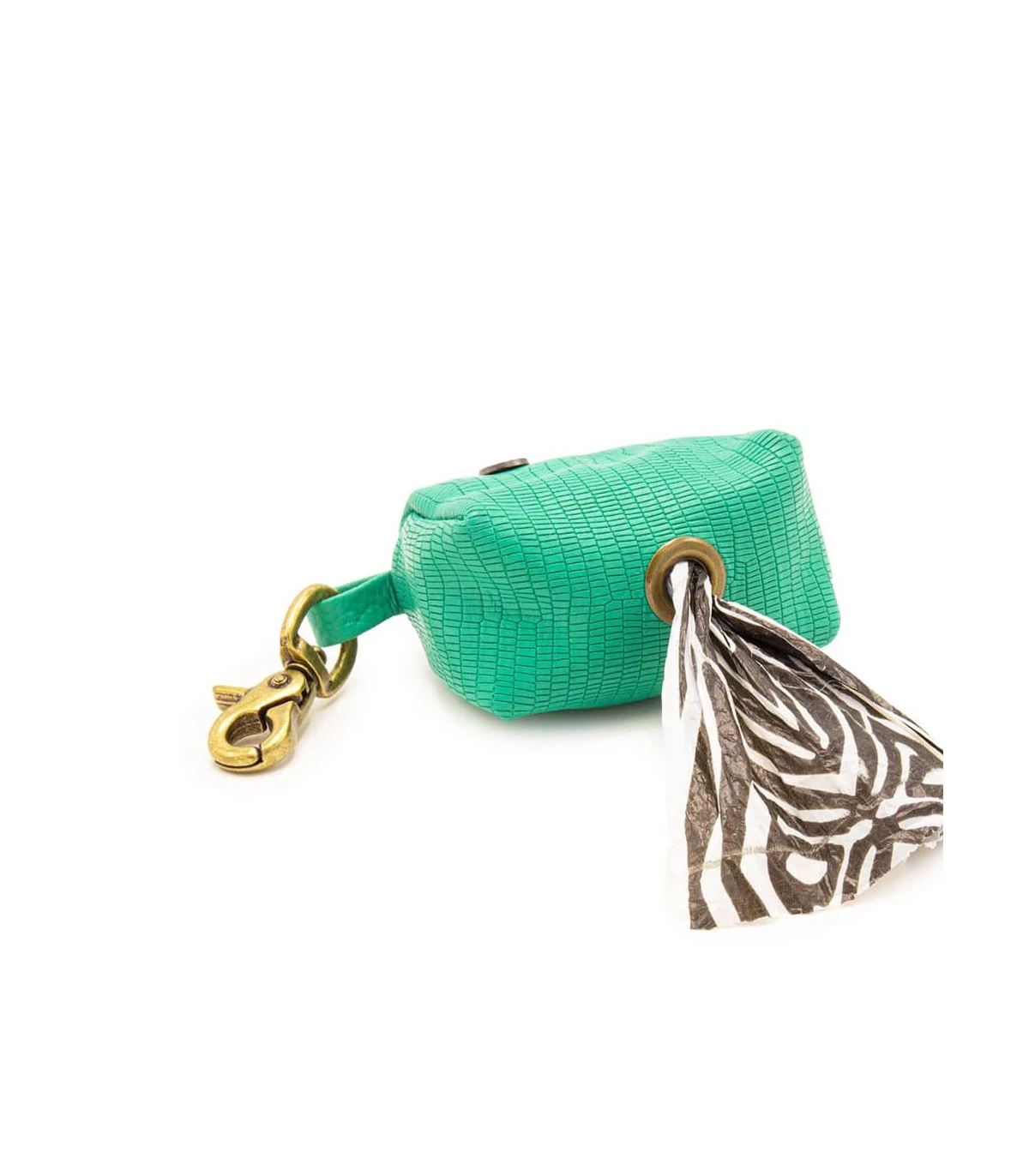 Porte Sachet Ramasse Crotte En Cuir Vert D'eau Façon Lézard Boomer Dwam 1 Porte Sachet Ramasse Crotte En Cuir Vert D'eau Façon Lézard Boomer Dwam