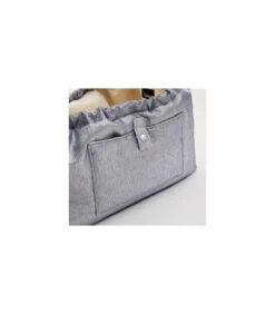 Sac De Transport Gris Métallisé Metallic Sling Bag Louisdog 10 Sac De Transport Gris Métallisé Metallic Sling Bag Louisdog -Animaux Amour Promos Boutique sac de tra 3