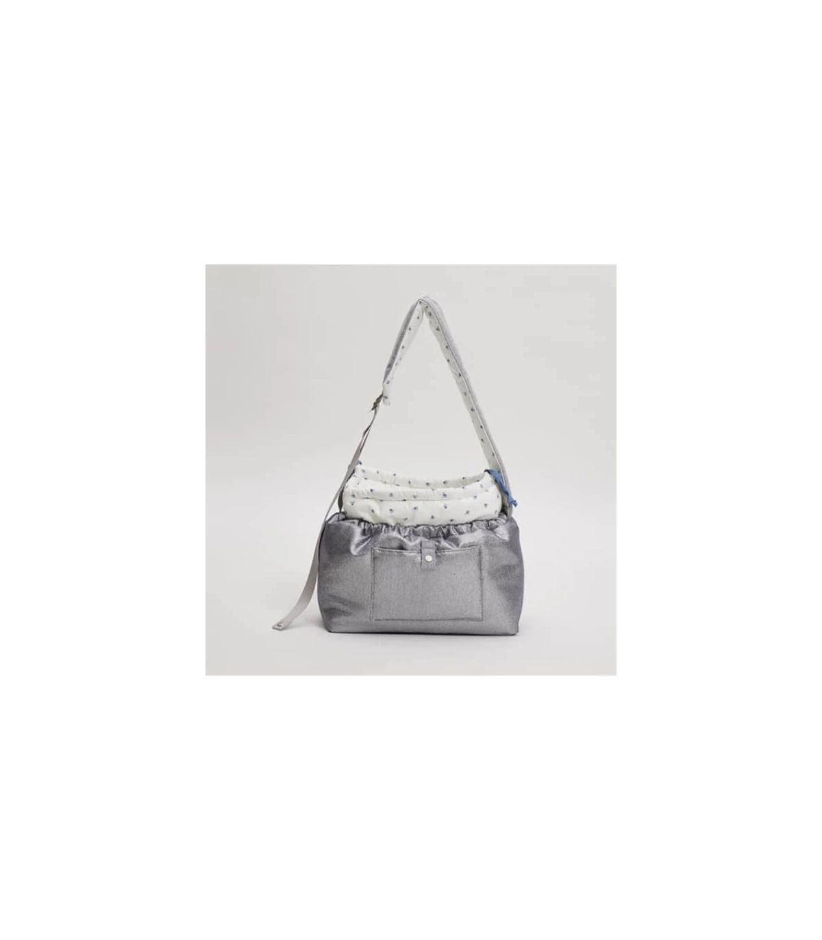 Sac De Transport Gris Métallisé Metallic Sling Bag Louisdog 1 Sac De Transport Gris Métallisé Metallic Sling Bag Louisdog