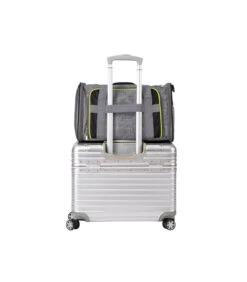 Sac De Transport Extensible Ultra Aéré Gris HK 2 Freedog -Animaux Amour Promos Boutique sac de transport a extensible a soufflet gris hk 2 freedog 1 7