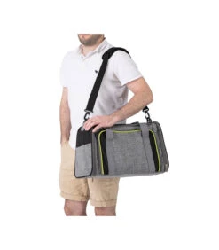 Sac De Transport Extensible Ultra Aéré Gris HK 2 Freedog -Animaux Amour Promos Boutique sac de transport a extensible a soufflet gris hk 2 freedog 1 8