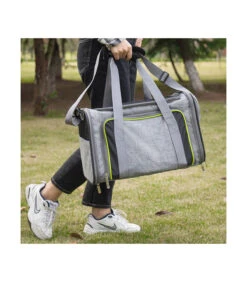 Sac De Transport Extensible Ultra Aéré Gris HK 2 Freedog -Animaux Amour Promos Boutique sac de transport a extensible a soufflet gris hk 2 freedog 1 9
