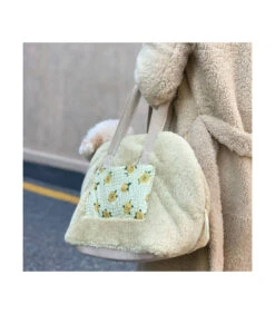 Sac De Transport Fourré Furaround Bag Olive Louisdog