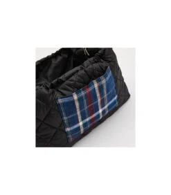 Sac De Transport Matelassé Noir Et écossais Bleu Inka Louisdog -Animaux Amour Promos Boutique sac de transport matelasse noir et ecossais bleu inka louisdog 1 5