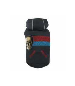 Sweat à Capuche Motelloné Et Lurex Sid Croci