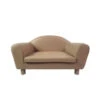T1086 Fauteuil Type Club En Simili Cuir Beige Ferribiella