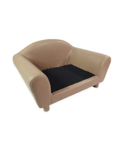 T1086 Fauteuil Type Club En Simili Cuir Beige Ferribiella -Animaux Amour Promos Boutique t1086 6