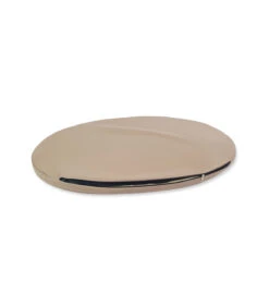 T1091 Canapé Contemporain Ovale En Simili Cuir Beige Ferribiella -Animaux Amour Promos Boutique t1091 4