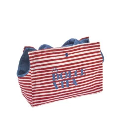T1137-R Sac De Transport En Toile à Rayures Rouge Et Blanche Ferribiella -Animaux Amour Promos Boutique t1137 sac de transport en toile a rayures rouge et blanche ferribiella 2