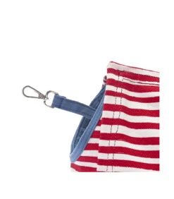 T1137-R Sac De Transport En Toile à Rayures Rouge Et Blanche Ferribiella -Animaux Amour Promos Boutique t1137 sac de transport en toile a rayures rouge et blanche ferribiella 3