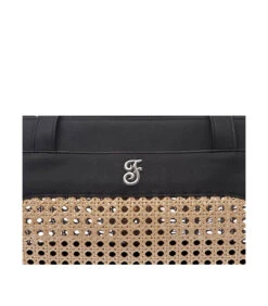 T1138-N Sac De Transport Ajouré En PVC Et Simili Cuir Noir Muse Ferribiella -Animaux Amour Promos Boutique t1138 n sac de transport ajoure en pvc et simili cuir noir muse ferribiella 2