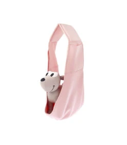 T1148-RA Sac De Transport Ventral Souple Sling Bag Rose Ferribiella -Animaux Amour Promos Boutique t1148 ra sac de transport ventral souple sling bag rose ferribiella 4
