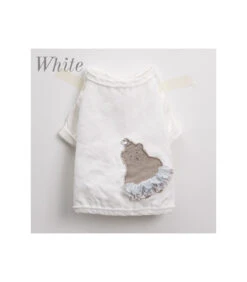 Tee Shirt Organic Oxford Jacket White Louisdog