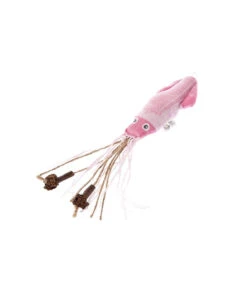 TP1139 Jouet Pour Chat Poisson Calamar Au Matabi Pour Canne Télescopique Ferribiella