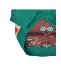 TS1925 Sweat En Maille à Capuche Imprimé Cerise Ivory Puppia -Animaux Amour Promos Boutique ts1925 sweat en maille a capuche imprime cerise ivory puppia 5