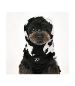 TS1930 Sweat Polaire à Capuche Léopard Blanc Serval Puppia -Animaux Amour Promos Boutique ts1930 sweat polaire a capuche leopard blanc serval puppia 6