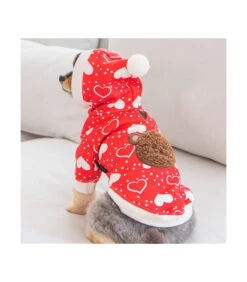 TS1972 Sweat Imprimé Cœur Avec Ourson Puppia