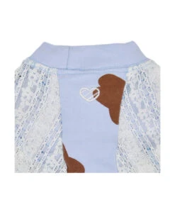 TS7701 Tee-Shirt En Coton Motif Ourson Bleu Millie Pinkaholic -Animaux Amour Promos Boutique ts7101 tee shirt 1 6