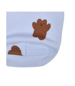 TS7701 Tee-Shirt En Coton Motif Ourson Bleu Millie Pinkaholic -Animaux Amour Promos Boutique ts7101 tee shirt 1 7