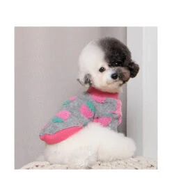 TS7673 Sweat Polaire Gris Avec Motif Fraise Rose Delizz Pinkaholic -Animaux Amour Promos Boutique ts7673 sweat gris avec motif fraise rose delizz pinkaholic 6