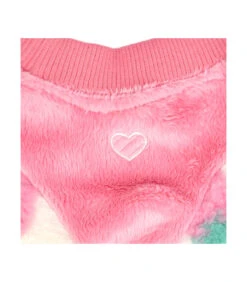 TS7673 Sweat Polaire Ivoire Avec Motif Fraise Rose Delizz Pinkaholic -Animaux Amour Promos Boutique ts7673 sweat polaire ivoire avec motif fraise rose delizz pinkaholic 3