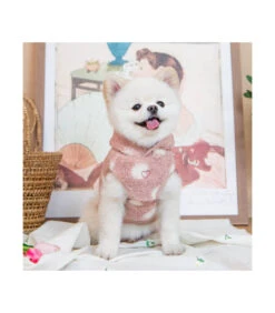 TS7677 Sweat Polaire à Capuche Pois Rose Winni Pinkaholic -Animaux Amour Promos Boutique ts7677 sweat polaire a capuche pois rose winni pinkaholic 7