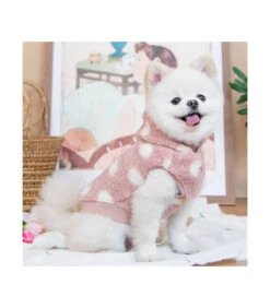 TS7677 Sweat Polaire à Capuche Pois Rose Winni Pinkaholic -Animaux Amour Promos Boutique ts7677 sweat polaire a capuche pois rose winni pinkaholic 8