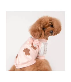 TS7701 Tee-Shirt En Coton Motif Ourson Rose Millie Pinkaholic -Animaux Amour Promos Boutique ts7701 tee shirt en coton motif ourson rose millie pinkaholic 3
