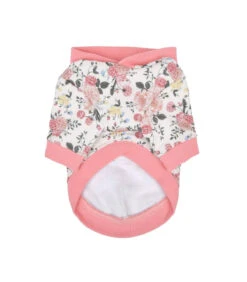 TS7726 Sweat Fleuri à Capuche Ivoire Calla Pinkaholic -Animaux Amour Promos Boutique ts7726 sweat fleuri a capuche ivoire calla pinkaholic 2