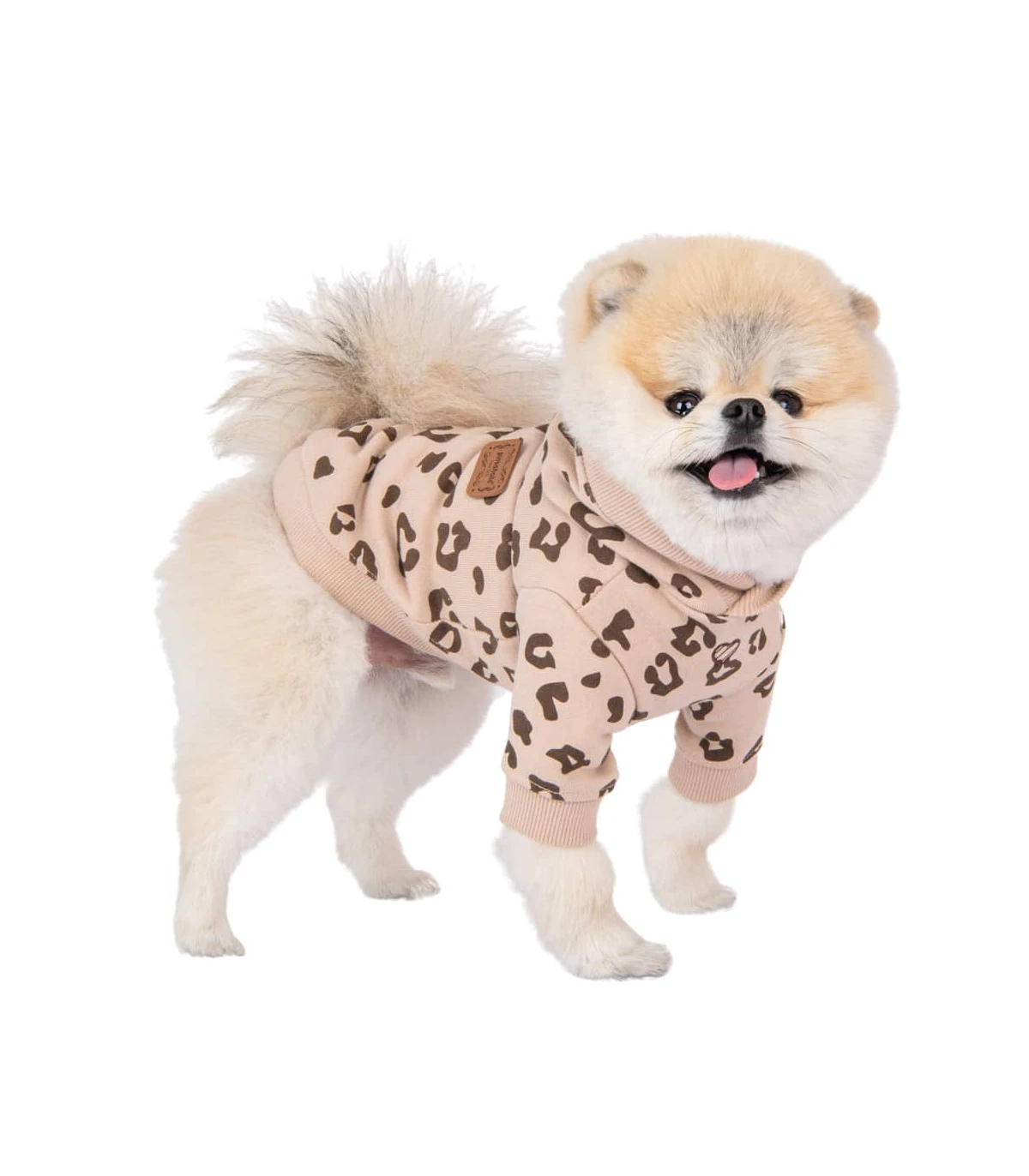 TS7727 Sweat En Cotton Léopard Beige Leopardess Pinkaholic 4 TS7727 Sweat En Cotton Léopard Beige Leopardess Pinkaholic – Image 4