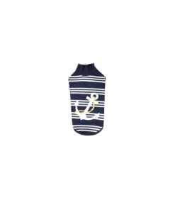 TS9282 Tee-shirt Pour Chat Catspia Mies Navy