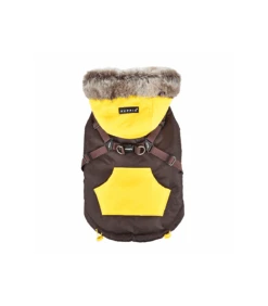 VT1569 Doudoune 2 En 1 Orson Marron Puppia