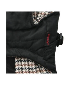 VT1853 Doudoune Col Fourré Avec Harnais Integrer Black Donavan Puppia -Animaux Amour Promos Boutique vt1853 doudoune impermeable avec harnais integrer black donavan puppia 3