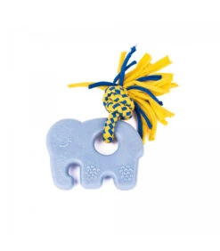 ZP425 Jouet Anneau De Dentition Eléphant Avec Corde Zippy Paws