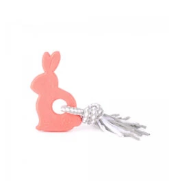 ZP426 Jouet Anneau De Dentition Lapin Avec Corde Zippy Paws
