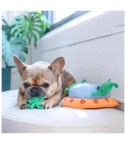 ZP950 Jouet En Peluche Interactif Soucoupe Volante Zippy Paws -Animaux Amour Promos Boutique zp950 jouet en peluche interactive soucoupe volante zippy paws 1 2