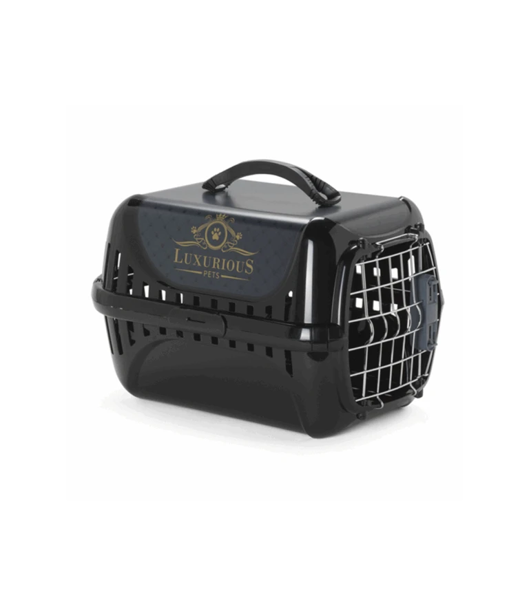 Animaux Amour Promos Boutique -Animaux Amour Promos Boutique cage de transport luxurious noire record 768x878 1